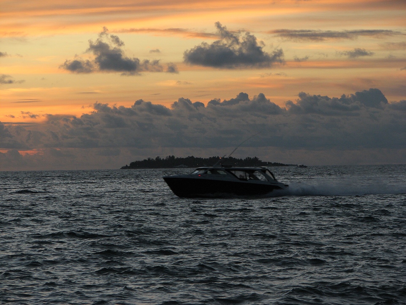 speedboat in Malé, Maldives
