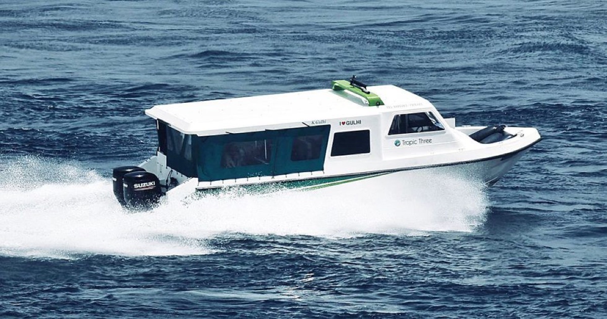 Tropic Three speedboat